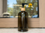 Distributeur de savon à pompe pour savon liquide, 500 ml pour salle de bain et cuisine – Image 2