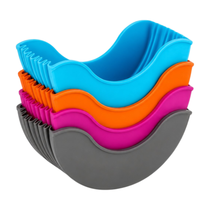 Supports à burger en silicone pour burgers et sandwichs – 4 pièces
