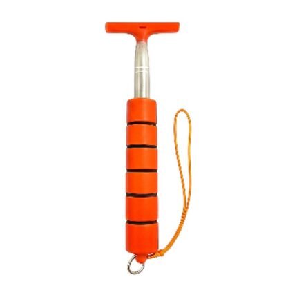 Grattoir pour rétroviseur orange, noir, bleu, vert et rose à manche réglable contre la glace et le givre