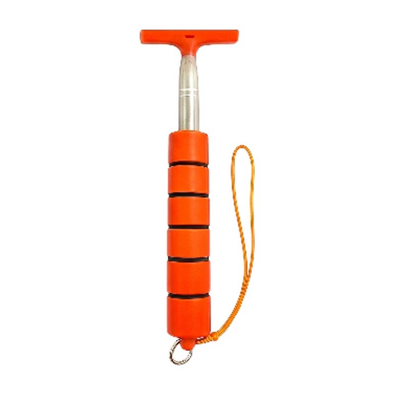 Grattoir pour rétroviseur orange, noir, bleu, vert et rose à manche réglable contre la glace et le givre