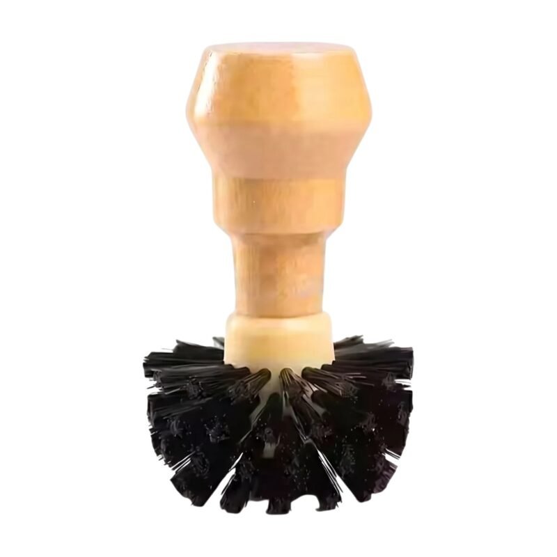 Brosse de nettoyage pour moulin à café avec manche ergonomique et poils denses contre le marc et la poussière