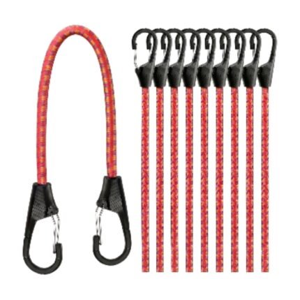 Lot de sandows élastiques avec 10 cordes résistantes pour une fixation et un assemblage sûrs pendant le transport et le rangement