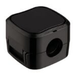 Support de câbles à base magnétique noir et blanc pour un placement organisé et un accès facile aux câbles