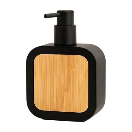 Distributeur de savon liquide au look élégant et au dosage pratique pour la salle de bain