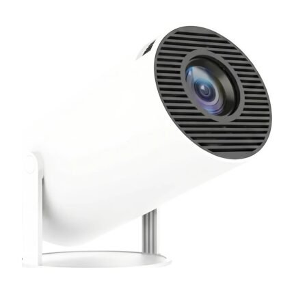 Mini projecteur avec support réglable pour regarder des films et gagner de la place à la maison