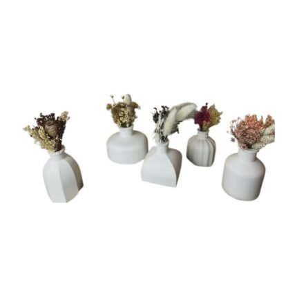 5 moules en silicone pour vases et pots de fleurs
