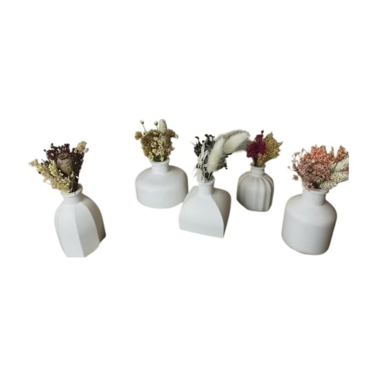 5 moules en silicone pour vases et pots de fleurs