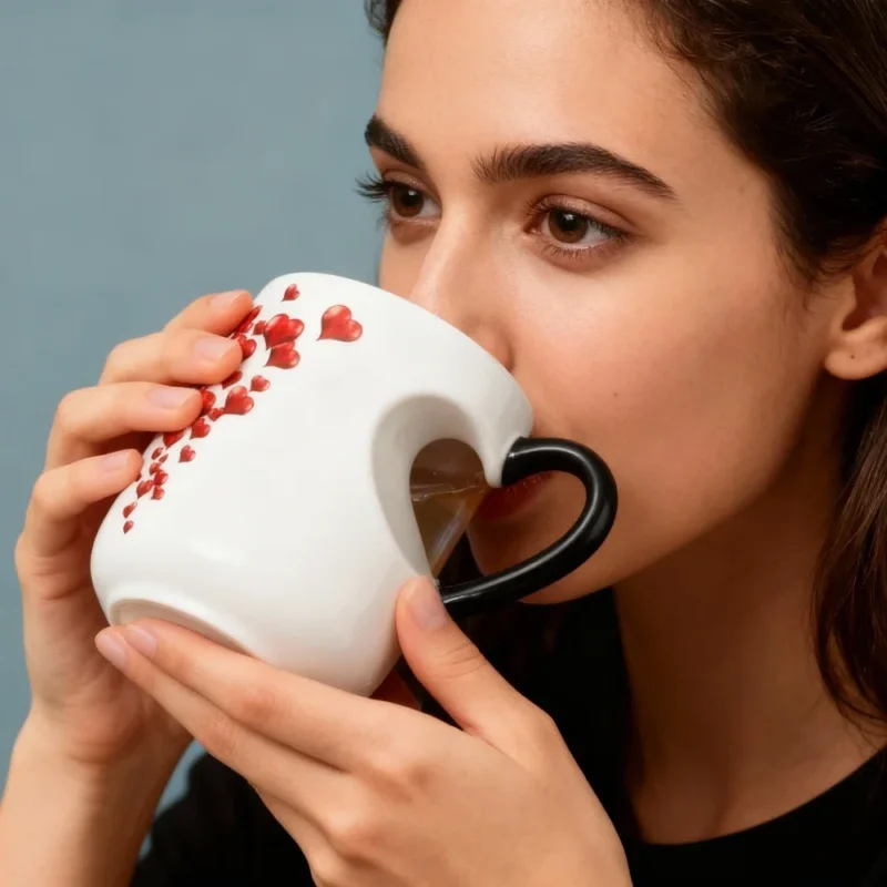 Mug en céramique en situation à la maison