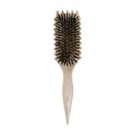 Brosse à boucles noir, violet, rose et beige pour séparer les mèches et des boucles plus définies