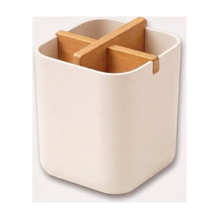 Porte-brosse à dents avec couvercle pour un rangement organisé et hygiénique dans la salle de bain