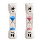 Sablier 2 minutes pour le brossage des dents des enfants – lot de 2