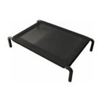 Lit surélevé pliable pour chien en mesh respirant, intérieur et extérieur