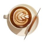 Pique latte art avec manche en bois et double extrémité pour café