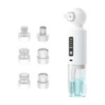Nettoyeur de pores électrique avec 6 embouts d'aspiration et fonction chauffante