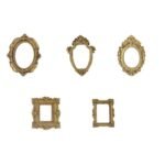 Mini cadres vintage en bronze – 5 designs différents